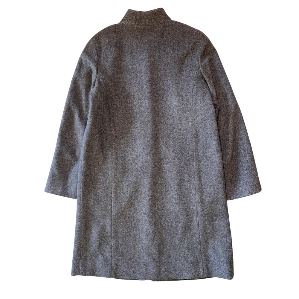 Katherine Kelly Cashmere Caccon Coat Gray 8 - Picture 2 of 13
